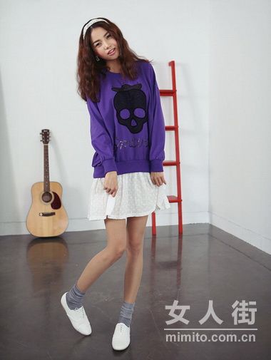 氣質迷人！甜范兒女生清新春裝搭配